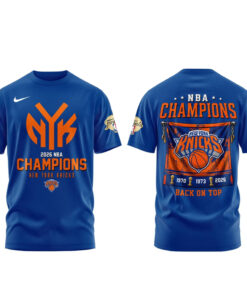 Unisex New York Knicks Back On Top 2026 Finals Graphic Shirt for Basketball Fans
