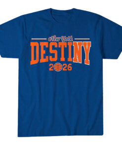 Unisex New York Knicks Destiny 2026 Graphic Shirt for Basketball Fans