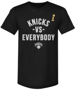 Unisex New York Knicks Finals 2026 Vs Everybody Graphic Shirt for Basketball Fans