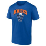 Unisex New York Knicks In 5 V Logo Champions Graphic Shirt for Basketball Fans