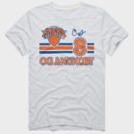 Unisex New York Knicks OG Anunoby Signature Graphic Shirt for Basketball Fans