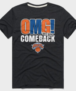 Unisex New York Knicks OMG! Comeback Graphic Shirt for Basketball Fans
