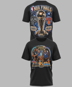 Unisex New York Knicks Versus Spurs 2026 Finals The Kings Graphic Shirt for Basketball Fans
