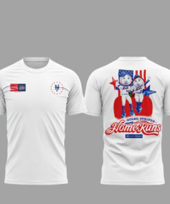 Unisex New York Mets America 250th Stars Stripes And Home Run Graphic Shirt for Baseball Fans