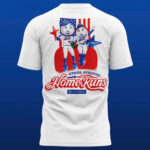 Unisex New York Mets America 250th Stars Stripes And Home Run Graphic Shirt for Baseball Fans