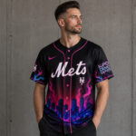 Unisex New York Mets x K-Pop Demon Hunters Night 2026 Baseball Jersey for Baseball and K-Pop Fans