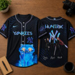 Unisex New York Yankees K-Pop Demon Hunters Night 2026 Baseball Jersey for Baseball and K-Pop Fans
