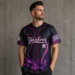 Unisex New York Yankees x K-Pop Demon Hunters Night 2026 Huntrix Baseball Jersey for Baseball and K-Pop Fans