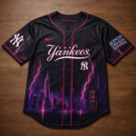 Unisex New York Yankees x K-Pop Demon Hunters Night 2026 Huntrix Baseball Jersey for Baseball and K-Pop Fans
