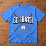 Unisex North Carolina Tar Heels Baseball GDTBATH Graphic Shirt for College Sports Fans