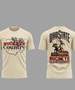 Unisex Ohio State Buckeyes 2026 Buckeye Country Superfest Graphic Shirt for College Sports Fans