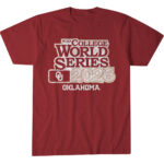 Unisex Oklahoma Baseball 2026 College World Series Graphic Shirt for College Sports Fans