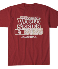 Unisex Oklahoma Baseball 2026 College World Series Graphic Shirt for College Sports Fans