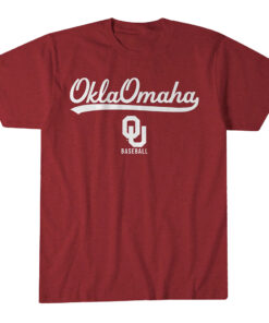 Unisex Oklahoma Baseball OklaOmaha Graphic Shirt for College Sports Fans