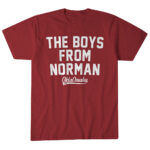 Unisex Oklahoma Baseball The Boys From Norman Graphic Shirt for College Baseball Fans