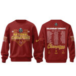 Unisex Oklahoma Sooners 2026 Baseball National Champions Finals Roster Red Graphic Shirt for College Sports Fans