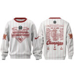 Unisex Oklahoma Sooners 2026 Baseball National Champions Finals Roster White Graphic Shirt for College Sports Fans