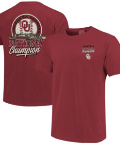 Unisex Oklahoma Sooners 2026 NCAA Baseball Men’s College World Series Champions Stadium Graphic Shirt for College Sports Fans