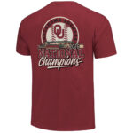 Unisex Oklahoma Sooners 2026 NCAA Baseball Men’s College World Series Champions Stadium Graphic Shirt for College Sports Fans