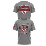 Unisex Oklahoma Sooners 2026 NCAA Baseball National Champions Graphic Shirt for College Sports Fans
