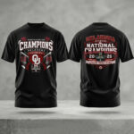 Unisex Oklahoma Sooners Baseball 2026 National Champions Commemorative Graphic Shirt for College Sports Fans