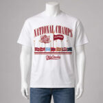 Unisex Oklahoma Sooners Baseball 2026 National Champions Omaha Flags Graphic Shirt for College Sports Fans