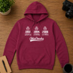 Unisex Oklahoma Sooners Baseball 3 Time National Champions Banners Graphic Shirt for Baseball Fans