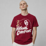 Unisex Oklahoma Sooners Baseball 3-Time National Champions Graphic Shirt for College Sports Fans