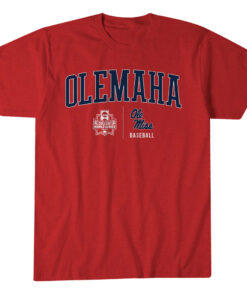 Unisex Ole Miss Baseball OleMaha Graphic Shirt for College Sports Fans