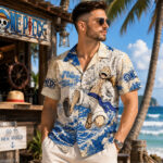 Unisex One Piece Luffy Gear 5 Hawaiian Shirt for Anime Fans