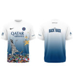 Unisex Paris Saint Germain x Edgar Plans 2026 Champions League Back 2 Back Graphic Shirt for Soccer Fans