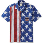 Unisex Patriot's Honor Hawaiian Shirt for Patriotic Fans