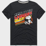 Unisex Peanuts Snoopy x Germany Soccer Graphic Shirt for Soccer Fans