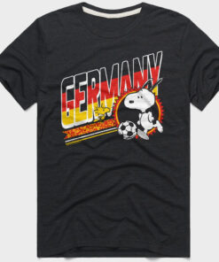 Unisex Peanuts Snoopy x Germany Soccer Graphic Shirt for Soccer Fans