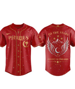 Unisex Philadelphia Phillies Acotar Night Court Of Dreams 2026 Baseball Jersey for Baseball Fans