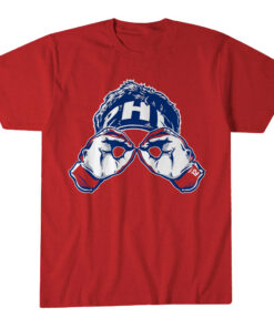 Unisex Philadelphia Phillies Kyle Schwarber Philly Goggles Graphic Shirt for Baseball Fans
