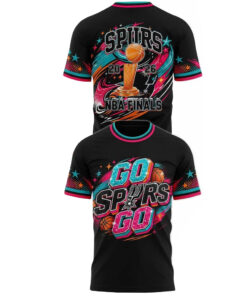 Unisex San Antonio Spurs 2026 National Basketball Association Finals Go Spurs Go Graphic Shirt for Basketball Fans