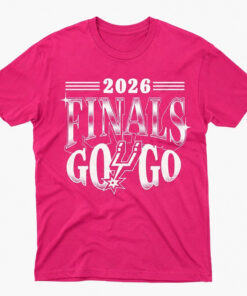 Unisex San Antonio Spurs Finals Spurs Go Game 1 Pink Graphic Shirt for Basketball Fans