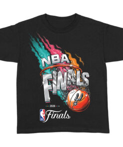 Unisex San Antonio Spurs Item Of The Game 2026 Finals Fiesta Swish Graphic Shirt for Basketball Fans
