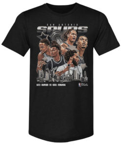 Unisex San Antonio Spurs National Basketball Association Finals 2026 Collage Graphic Shirt for Basketball Fans