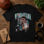 Unisex-San-Antonio-Spurs-Victor-Wembanyama-Heather-Black-Trio-Caricature-Graphic-Shirt-for-Basketball-Fans.jpg