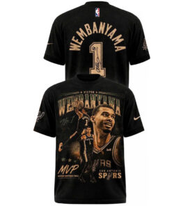 Unisex San Antonio Spurs Victor Wembanyama MVP 2026 Western Conference Finals Graphic Shirt for Basketball Fans