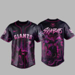 Unisex San Francisco Giants x K-Pop Demon Hunters Night 2026 Saja Boys Baseball Jersey for Baseball and K-Pop Fans