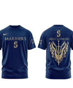 Unisex Seattle Mariners 2026 House of the Dragon Night Graphic Shirt for Baseball Fans