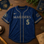 Unisex Seattle Mariners 2026 House of the Dragon Night Navy Baseball Jersey for Baseball Fans