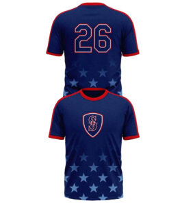 Unisex Seattle Mariners Stars & Stripes Soccer 2026 Graphic Shirt for Sports Fans