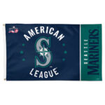 Unisex Seattle Mariners x America 250th Anniversary Graphic Flag for Baseball and Patriotic Fans