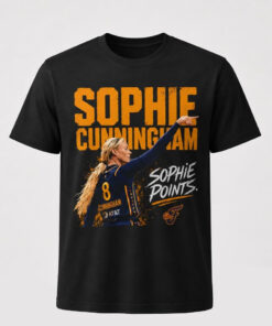 Unisex Sophie Cunningham Pointing Graphic Shirt 2026 for Basketball Fans