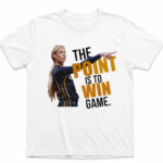 Unisex Sophie Cunningham The Point Is To Win The Game Graphic Shirt for Basketball Fans