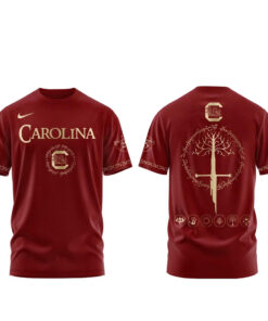 Unisex South Carolina Gamecocks Lord Of The Rings Night 2026 Red Graphic Shirt for College Sports Fans